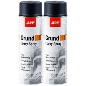 Podkład epoksydowy APP Grund Epoxy Spray Grafitowy 2x500ml 1L