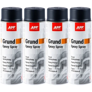 Podkład epoksydowy APP Grund Epoxy Spray Grafitowy 4x500ml 2L