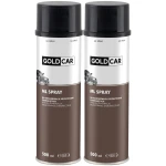 Wosk do profili zamkniętych GOLDCAR ML Przezroczysty Spray 2x500 1L