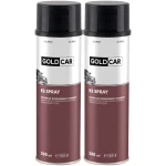 Konserwacja powłoka elastyczna GOLDCAR KS baranek Czarny Spray 2x500ml