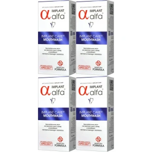 Płyn do płukania zębów Alfa Implant Atos Łagodny 4x200 800ml