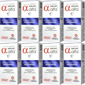 Ziołowy Płyn do płukania jamy ustnej Alfa Implant Atos 8x200 1,6L