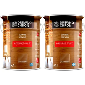 Impregnat drewna DREWNOCHRON Extra Grunt R Bezbarwny 2x4,5 9L