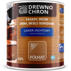 Lakier jachtowy DREWNOCHRON wodoodporny półmat 0,8L (1)