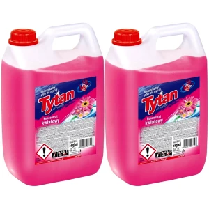 Płyn do mycia podłóg uniwersalny Tytan Kwiatowy koncentrat 2x5 10L