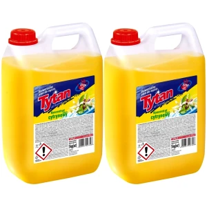 Płyn do mycia powierzchni Tytan Cytrynowy koncentrat 2x5 10L