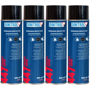 Elastyczna konserwacja Dinitrol 447 Baranek Żywica Cynk Spray 4x500 2L