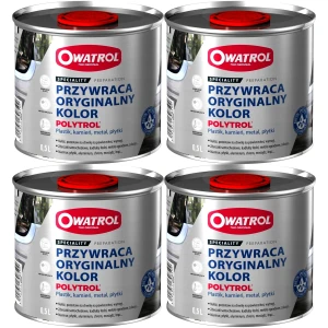 Odnawiacz koloru Owatrol Polytrol Plastik Kamień Metal Płytki 4x 500ml