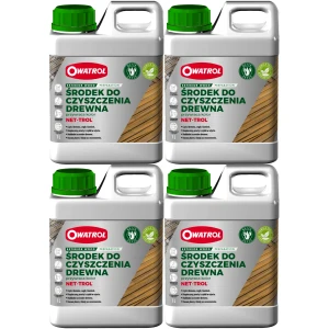 Środek do mycia drewna Owatrol Wood Cleaner Odszarzacz żel 4x1 4L