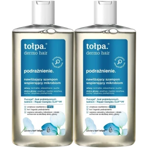 Nawilżający Szampon Tołpa Wspiera Mikrobiom na Podrażnienia 2x250 500ml