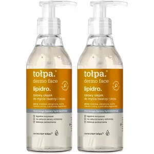 Olejek do Mycia Twarzy i Oczu Tołpa Lipidro Żelowy 2x 195ml