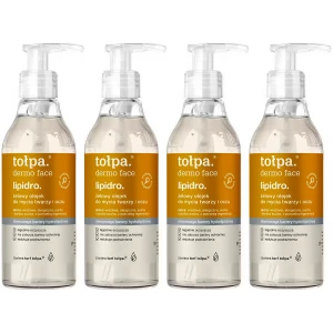 Olejek do Mycia Twarzy i Oczu Tołpa Lipidro Żelowy 4x 195ml