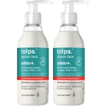 Żel Delikatnie Oczyszczający Tołpa Sebio do Mycia Twarzy Wrażliwej 2x 195ml