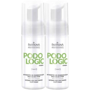 Intensywnie zmiękczająca pianka do stóp Farmona Podologic Herbal 2x 165ml