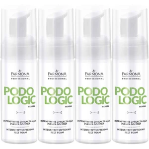 Intensywnie zmiękczająca pianka do stóp Farmona Podologic Herbal 4x 165ml