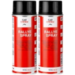 Lakier Czarny połysk CARSYSTEM Rallye Spray odporny 2x 400ml