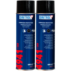 Środek antykorozyjny do podwozia DINITROL 4941 Wosk Czarny Spray 2x500 1L