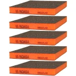 Dwustronna gąbka ścierna INDASA 595077 98x120x13mm Medium P120 5x