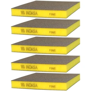 Dwustronna gąbka ścierna INDASA 595107 98x120x13mm Fine P220 5x