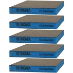 Dwustronna gąbka ścierna INDASA 595145 98x120x13mm Ultra Fine P800 5x