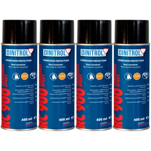 Antykoryzjny Konwerter rdzy DINITROL RC 900 2w1 Grunt Spray 4x 400ml