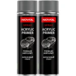 Szary Podkład akrylowy NOVOL Acrylic Primer Spray 2x 500ml