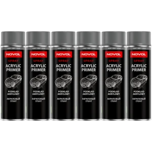 Podkład Szary akrylowy NOVOL Acrylic Primer Spray 6x 500ml