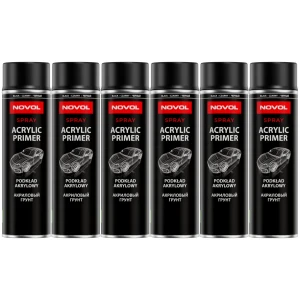 Podkład Czarny akrylowy NOVOL Acrylic Primer Spray 6x 500ml