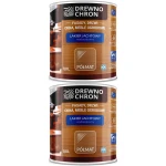 Lakier bezbarwny do drewna DREWNOCHRON wodoodporny półmat 2x 0,8L