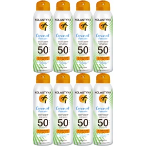 Sucha transaprentna mgiełka Kolastyna SPF 50 Coconut Paradise Kokos 8x