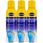 Odświeżacz na pocenie stóp SCHOLL 3 w 1 Antyperspirant Ochrona Spray 3x