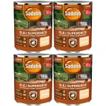 Olej do drewna tarasów mebli ogrodu Sadolin Superdeck Bezbarwny 4x 750ml