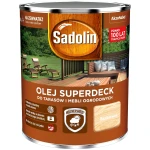 Olej do drewna tarasów mebli ogrodu Sadolin Superdeck Bezbarwny 750ml
