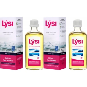 Tran islandzki LYSI Tutti frutti Omega 3 DHA EPA Wit A D E 2x 240ml
