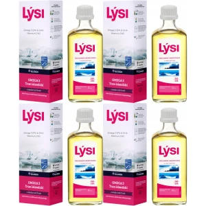 Tran islandzki LYSI Tutti frutti Omega 3 DHA EPA Wit A D E 4x 240ml