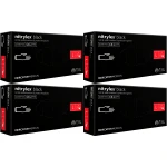 Rękawice nitrylowe czarne Mercator Nitrylex Black 8-9 L 4x100 400 szt.