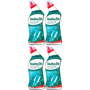 Żel do zmywarki Ludwik All In One Ultimate Shine Nabłyszczający 4x