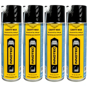 Penetrujący wosk do profili Innotec Cavity Wax UV Antykorozyjny Spray 4x
