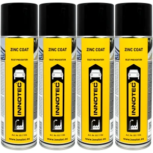 Cynk antykorozyjny INNOTEC Zinc Coat zapobiega rdzy Spray 4x500 2L
