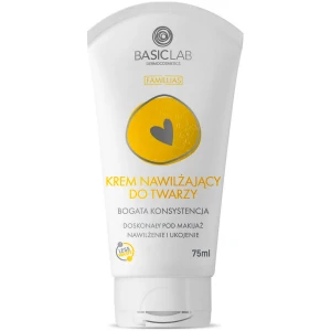 Krem nawilżający do twarzy BasicLab Bogaty Skóra Sucha Wrażliwa 75ml
