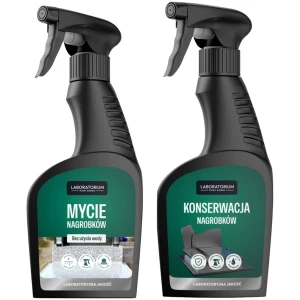 Mycie i konserwacja nagrobków D-LUX Groby Skuteczny Zestaw Spray 2x