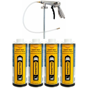 Zestaw Penetrujący wosk Innotec Cavity Wax UV Profile Progi Bezbarwny 4L