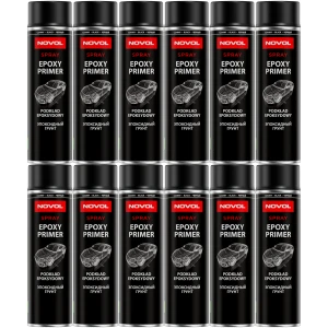 Czarny Podkład epoksydowy NOVOL Epoxy Primer Antykorozyjny Spray 12x