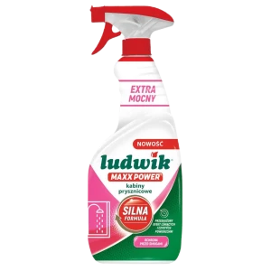 Mycie kabin i prysznica Ludwik Maxx Power Osady Odkamieniacz Spray 600ml