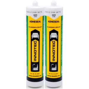 Natryskowa masa uszczelniacz Innotec Adheseal klej polimer Biały 2x290ml