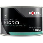 Szpachlówka z micro włóknem szklanym POLFILL 1,8kg + Utwardzacz