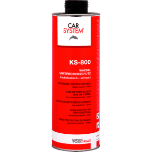 Trwały wosk antykorozyjny CARSYSTEM KS-800 Czarny Elastyczny 1L