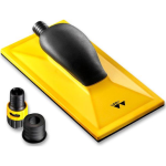 Klocek szlifierski, hebel SIA wielootworowy na rzep 115x230mm