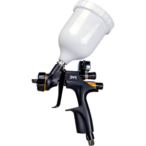 Pistolet lakierniczy DeVILBISS DV1 CLEAR + kubek 1,1/1,2/1,3/1,4