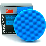 Gąbka polerska 3M 50388 miękka, karbowana, niebieska 150mm 